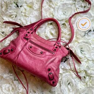 Balenciaga Le City First Bag Pink- Authentic